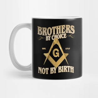 Brothers By Choice Masonic Freemason Mug